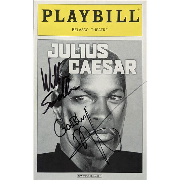 Denzel Washington Julius Caesar Signed Playbill
