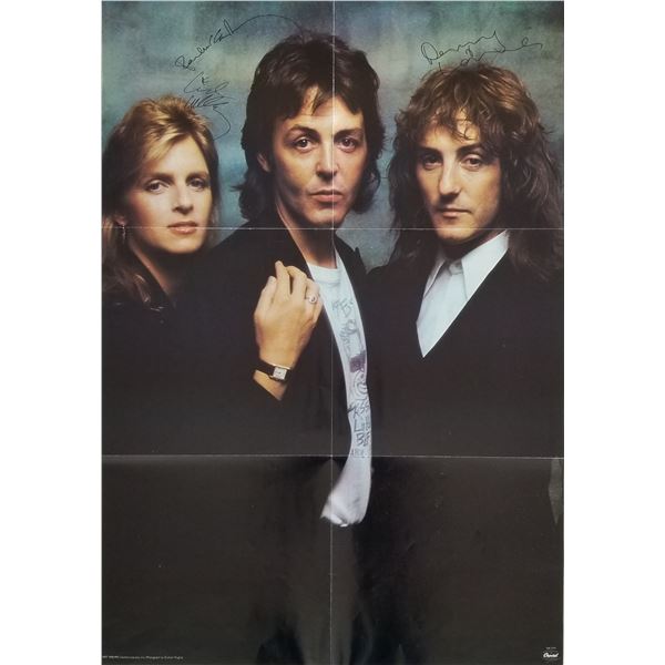 Wings signed album insert