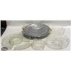 Image 1 : BOX OF GLASS VEGETABLE TRAYS/ INSERTS