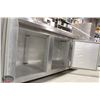 Image 2 : 93" BEVERAGE AIR REFRIGERATED PIZZA PREP STATION