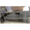 Image 1 : 24" X 72" STAINLESS STEEL TABLE
