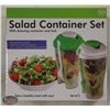 NEW SET OF 2 SALAD CONTAINER SET