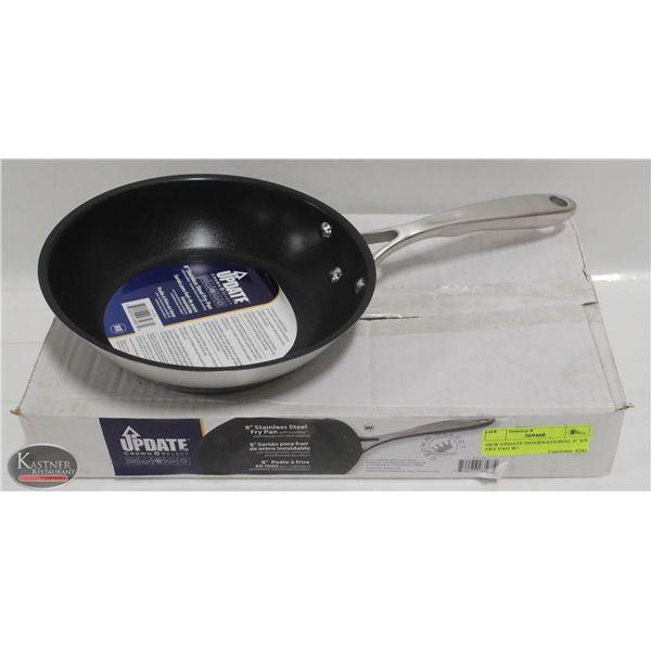 NEW UPDATE INTERNATIONAL 8" S/S FRY PAN W/