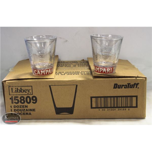 NEW LIBBEY BOX OF 12 ROCK GLASS 9 OZ