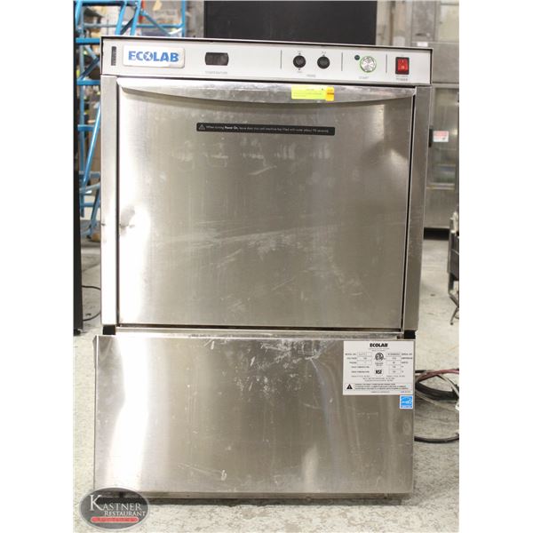 ECOLAB S/S UNDER COUNTER DISHWASHER