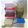 Image 1 : LOT OF 10 VARIOUS STORAGE CONTAINERS