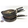 Image 1 : LOT OF 7 FRYING PANS 7" AND 8"