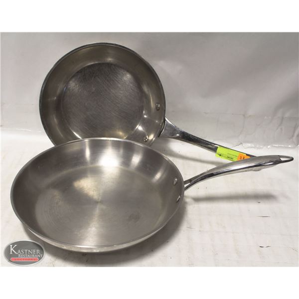 LOT OF 2 FRYING PANS