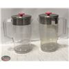 Image 1 : LOT OF 2  PITCHERS 1 LITRE