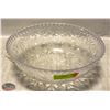 Image 1 : PLASTIC ROUND CRYSTAL CUT SERVING BOWL