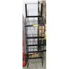 METAL DISPLAY RACK 57" TALL X 23" WIDE X 16" DEEP