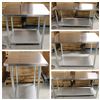 Image 1 : FEATURED LOTS: NEW STAINLESS STEEL WORKTABLES