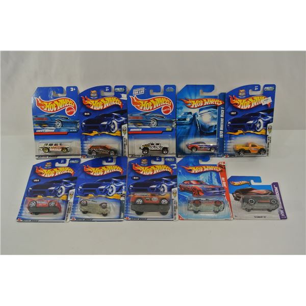 10 Hot Wheels Diecast Cars