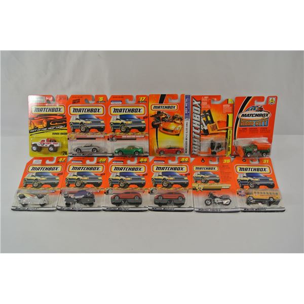 12 Matchbox Diecast Cars