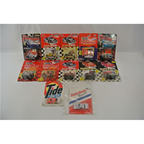 12 Racing Champions Diecast Cars