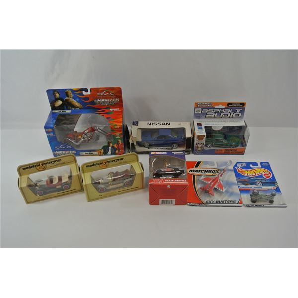 9 Random Diecast Cars