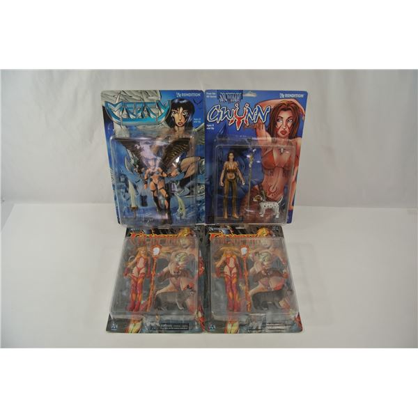 4 Rendition Action Figures