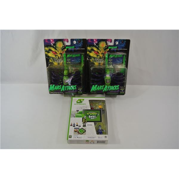 Mars Attacks and Zombie Action Figures