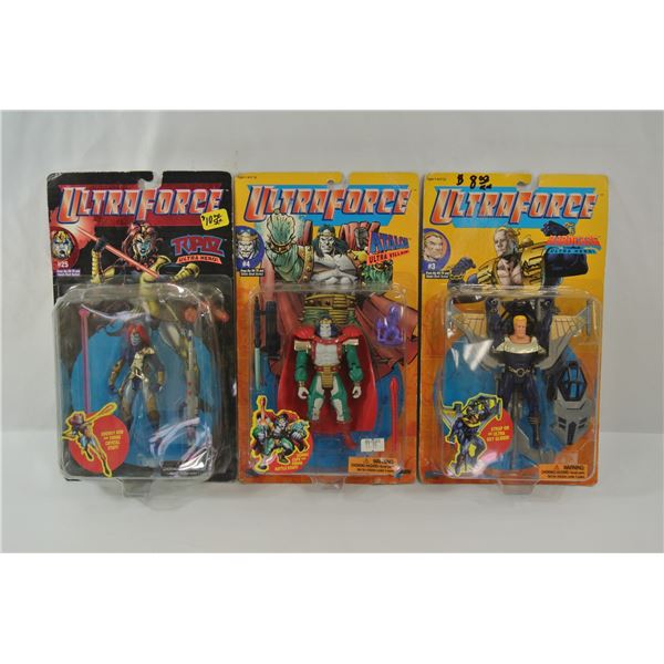 3 Ultraforce Action Figures