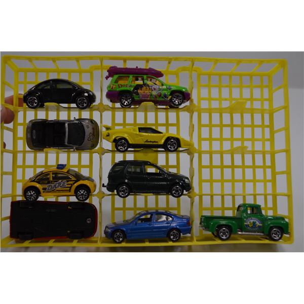9 Diecast Vehicles