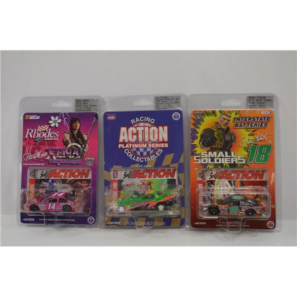 3 Diecast Cars