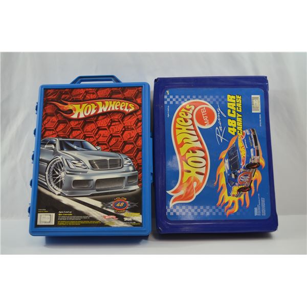 2 Hot Wheels Carrying Cases