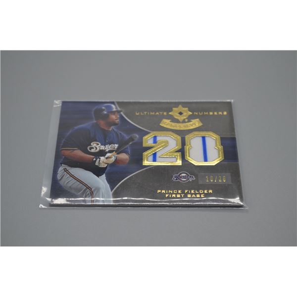 Prince Fielder Limited Edition Card