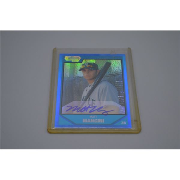Matt Mangini Signed Card