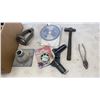 Image 2 : BOX OF SAW BLADE HAND TOOLS AND MORE