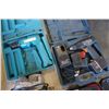 Image 8 : TOTE OF POERT TOOLS, CIRCULAR SAWS, CORDLESS DRILLS, SHOP LIGHTS