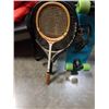 Image 2 : LAND YACHTZ SKATEBOARD AND WILSON TENNIS RACKET AND MANTA BADMINTON RACKET