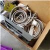 Image 2 : BOX OF AS NEW FLEXIBLE ALUMINUM TRANSITION DUCT AND BTRAIDED HOSE KITS FOR WASHERS