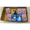 Image 2 : 120 SETS OF SHAPED RUBBER BANDS WITH 5 SOLAR BUTTERFLIES AND 2 LED LANTERNS