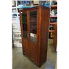 Image 2 : MODERN SAIGON GLASS DOOR DISPLAY CABINET - 39 INCHES WIDE X 75 TALL X 18 DEEP