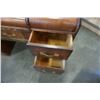Image 8 : 5 DRAWER WATERFALL VANITY WITH MIRROR AND STOOL