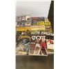Image 2 : 10 BINDERS OF SPORTS CARDS AND VINTAGE SPORTS MAGAZINES - COMPLETE SETS