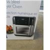 Image 2 : AS NEW INSIGNIA 10QT STAINLESS STEEL DIGITAL AIR FRYER OVEN