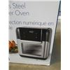 Image 2 : AS NEW INSIGNIA 10QT STAINLESS STEEL DIGITAL AIR FRYER OVEN