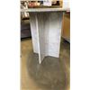Image 2 : MARBLE PEDESTAL DINING TABLE WITH 4 CHAIRS