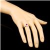 Image 3 : 18K Gold 0.70ct Ruby & 0.25ctw Diamond Ring