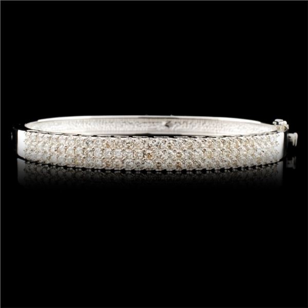 14K Gold 2.26ctw Diamond Bangle