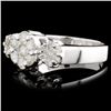 Image 2 : 18K Gold 0.77ctw Diamond Ring