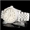 Image 2 : Rolex SS DateJust 36mm Diamond Wristwatch