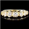 Image 2 : 14K Gold 0.58ctw Diamond Ring