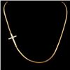 Image 1 : 14K Gold 0.16ctw Diamond Pendant