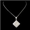 Image 2 : 18K Gold 1.68ctw Diamond Pendant