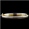 Image 1 : 14K Gold 1.12ctw Diamond Bracelet