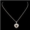 Image 2 : 14K Gold 0.14ctw Diamond Pendant