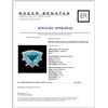 Image 4 : 18K Gold 10.03ct Paraiba & 2.24ct Diamond Ring