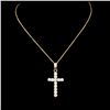 Image 2 : 14K Gold 0.54ctw Diamond Pendant